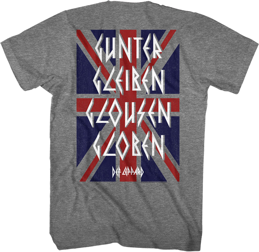 Front & Back Gunter Gleiben Glousen Globen Def Leppard T-Shirt Hoodie, Sweatshirt | CiraTrend.com (Image 1)