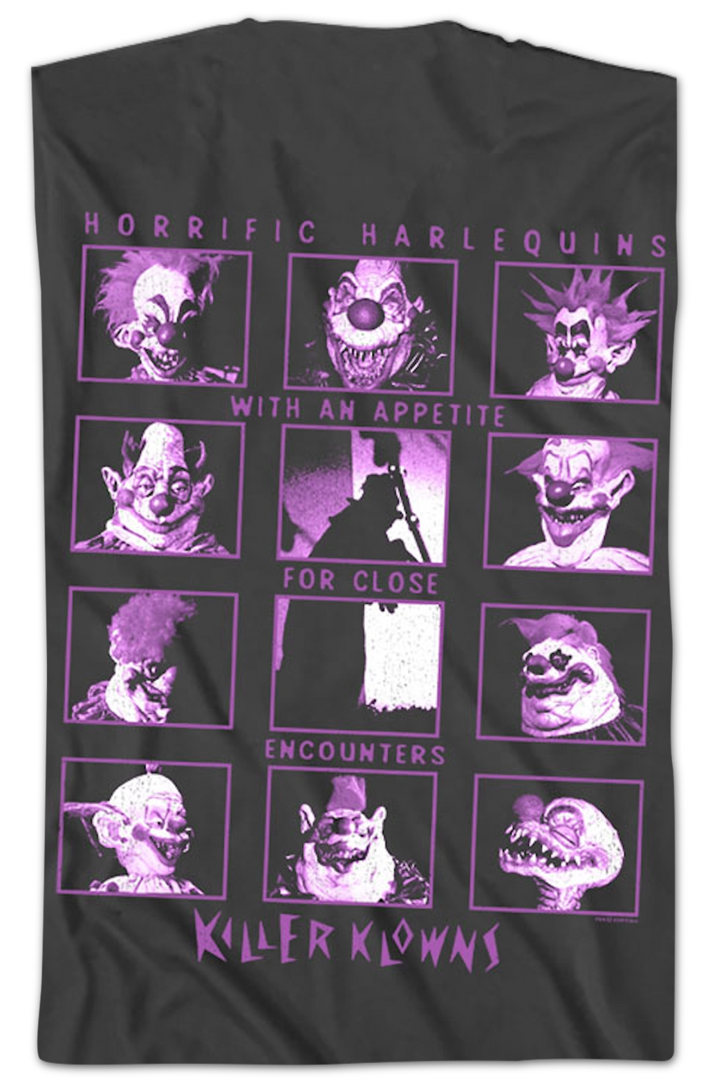 Front & Back Close Encounters Killer Klowns From Outer Space T-Shirt Hoodie, Sweatshirt | CiraTrend.com (Image 2)