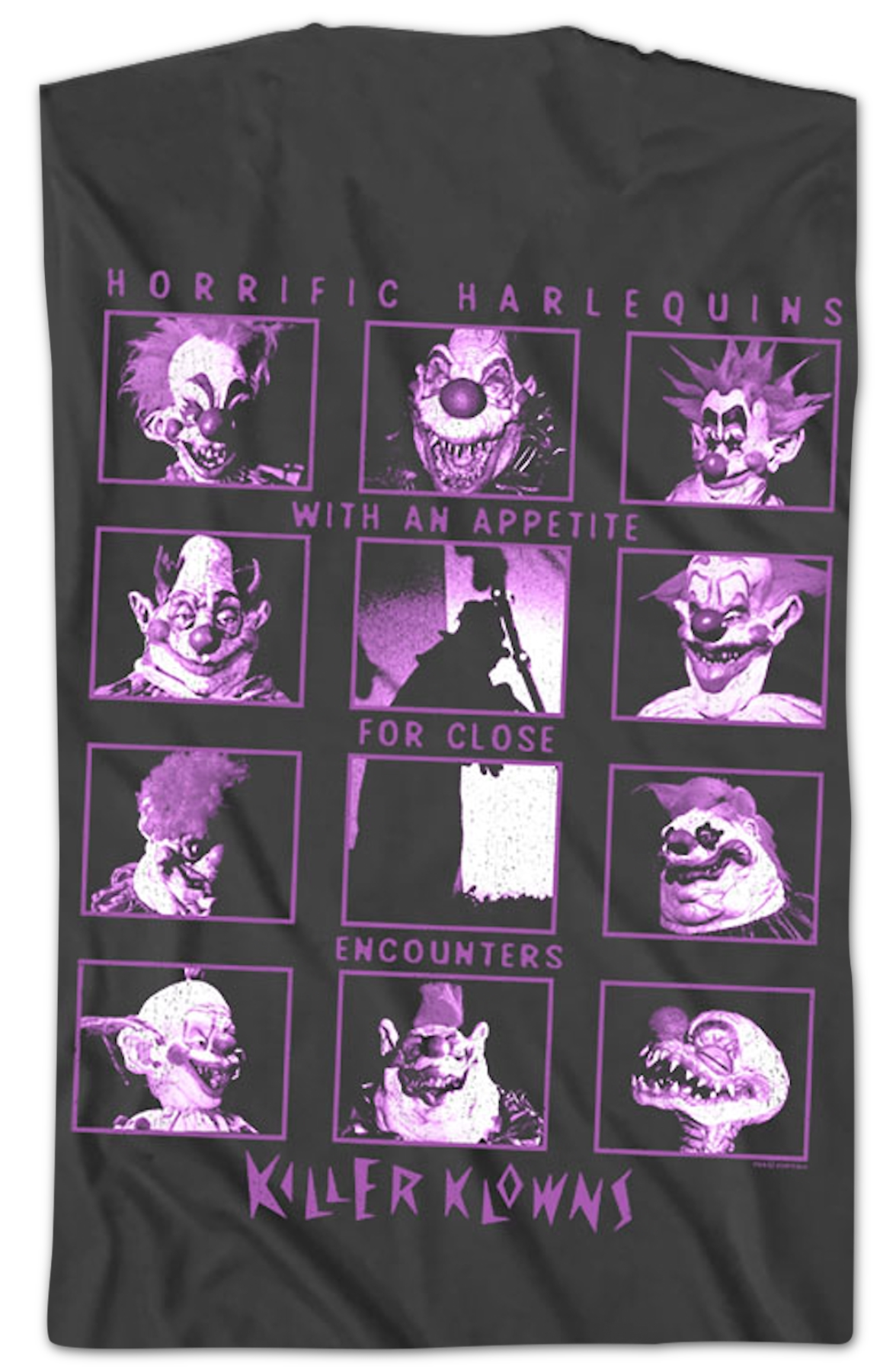 Front & Back Close Encounters Killer Klowns From Outer Space T-Shirt Hoodie, Sweatshirt | CiraTrend.com (Image 2)