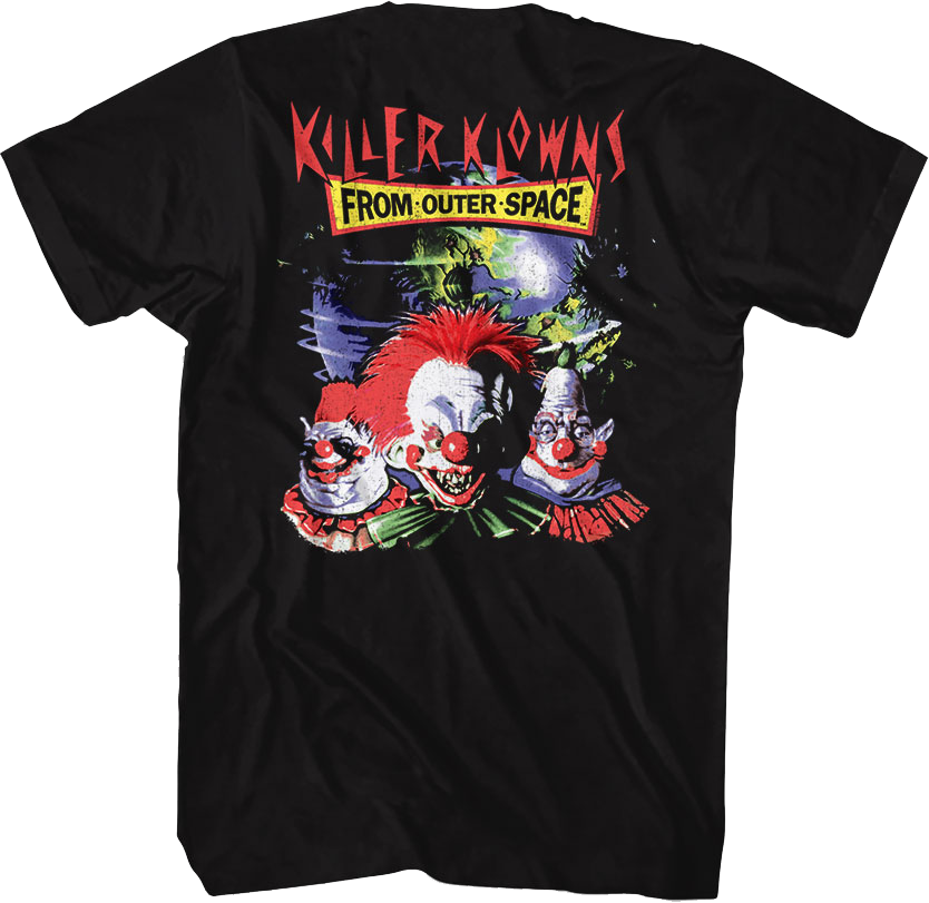Front & Back Killer Klowns From Outer Space T-Shirt Hoodie, Sweatshirt | CiraTrend.com (Image 1)