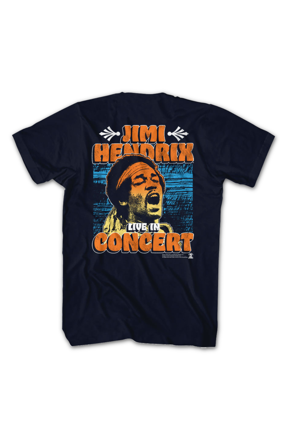 Front & Back Live In Concert Jimi Hendrix T-Shirt Hoodie, Sweatshirt | CiraTrend.com (Image 2)