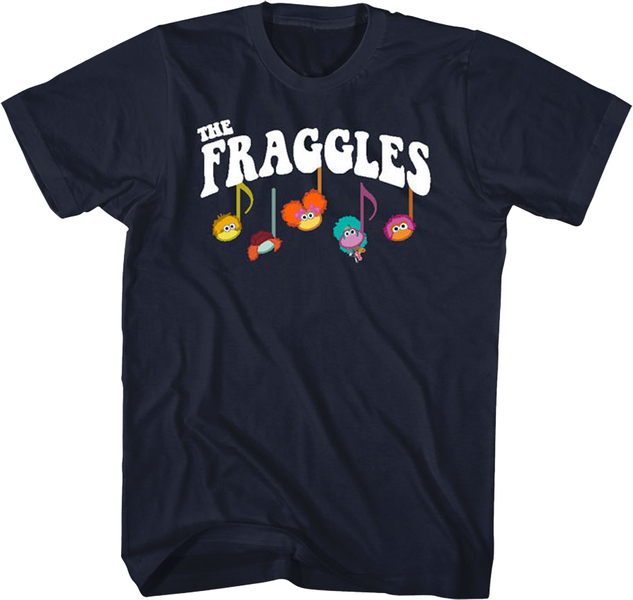 Front & Back Music Notes Fraggle Rock T-Shirt Hoodie, Sweatshirt | CiraTrend.com (Image 1)