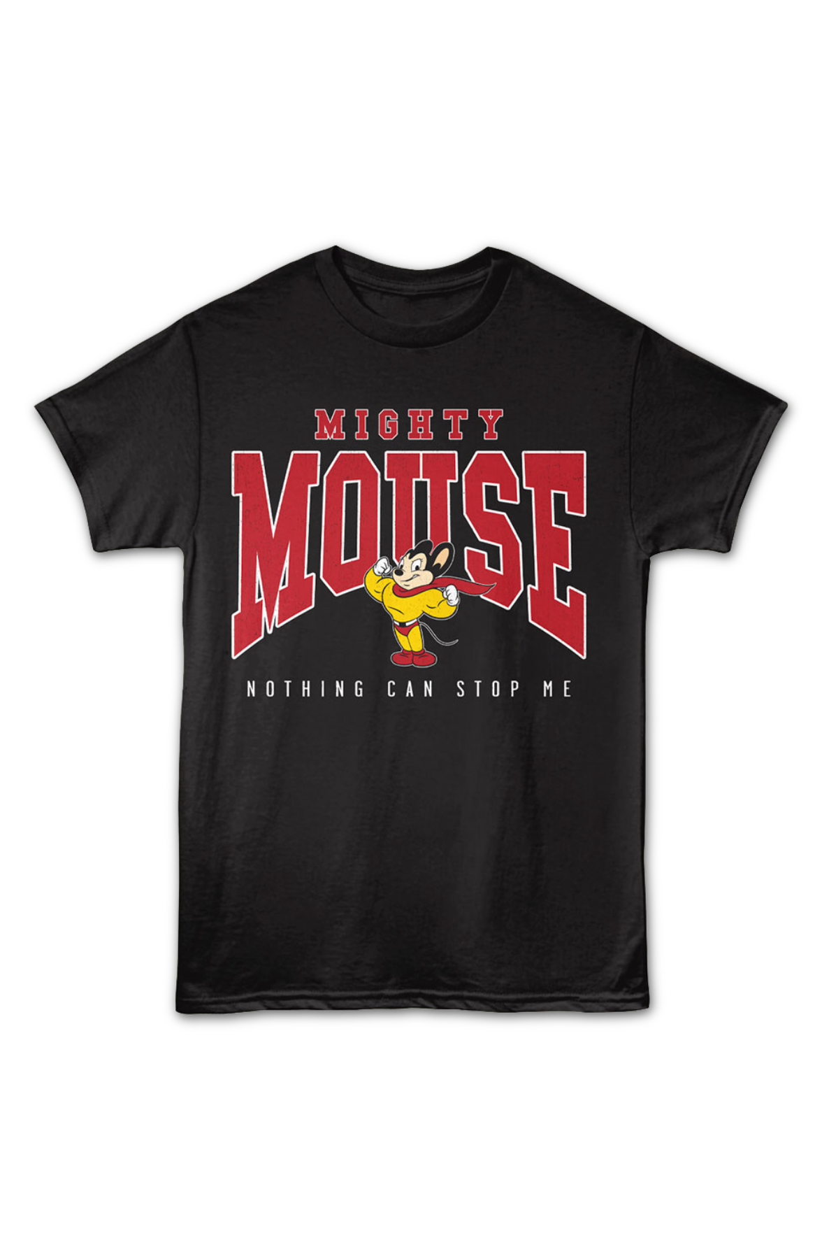 Front & Back Nothing Can Stop Me Mighty Mouse T-Shirt Hoodie, Sweatshirt | CiraTrend.com (Image 2)