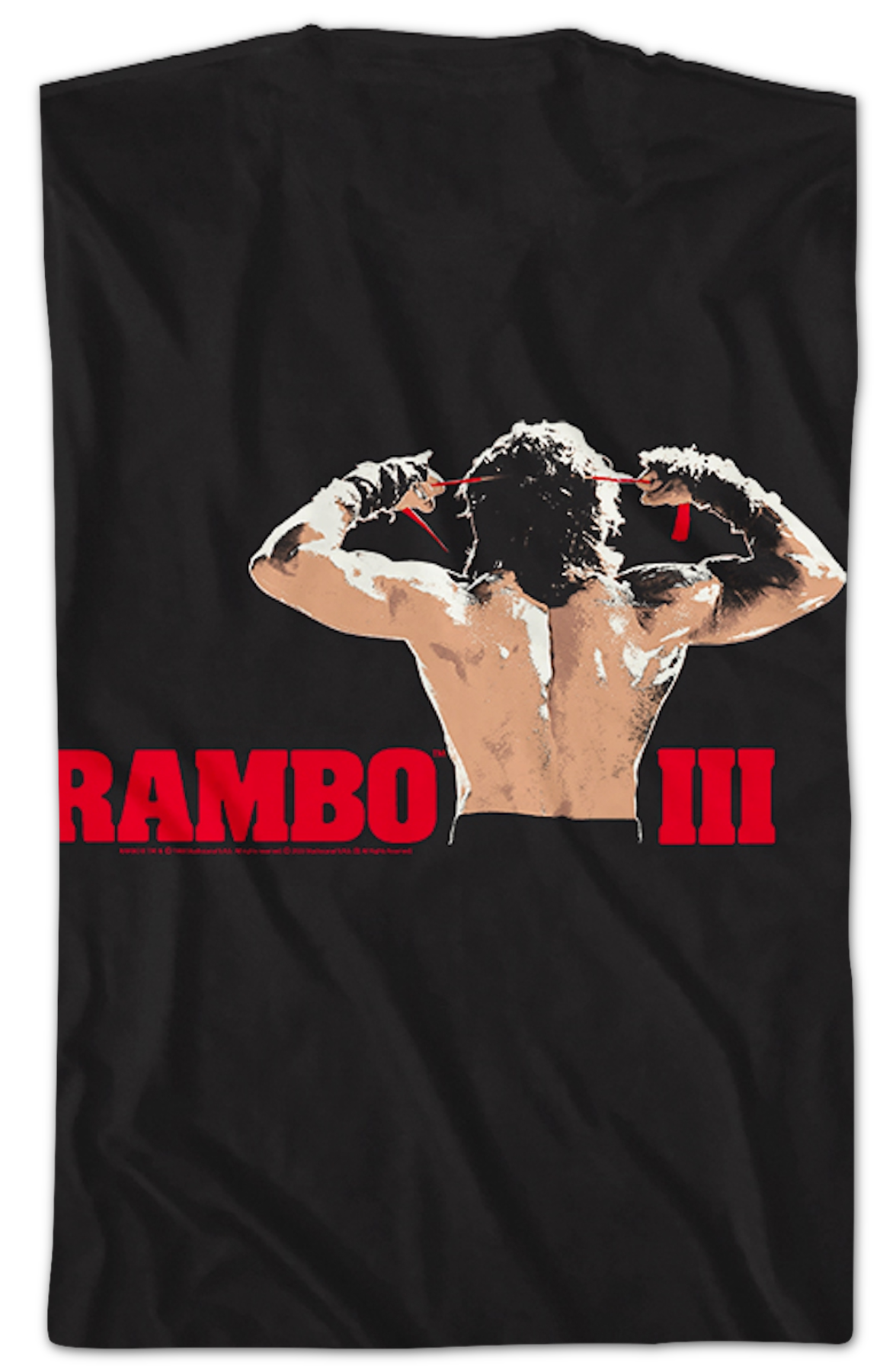 Front & Back Rambo III T-Shirt Hoodie, Sweatshirt | CiraTrend.com (Image 2)