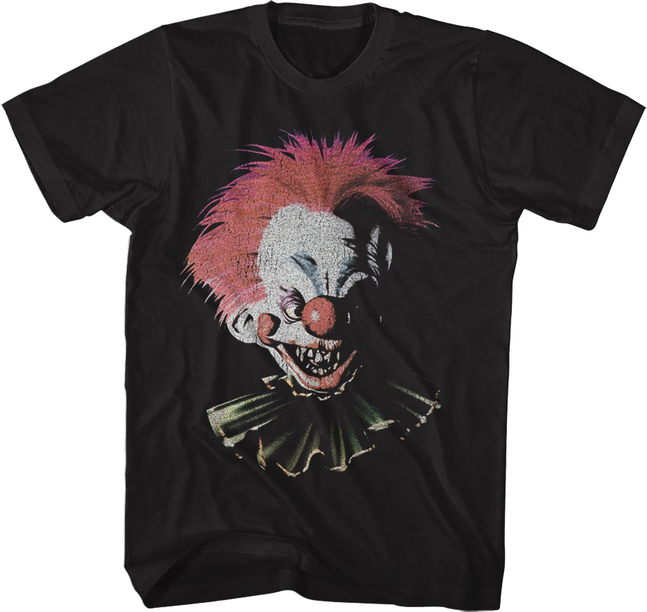 Front & Back Retro Alien Bozos Killer Klowns From Outer Space T-Shirt Hoodie, Sweatshirt | CiraTrend.com (Image 1)