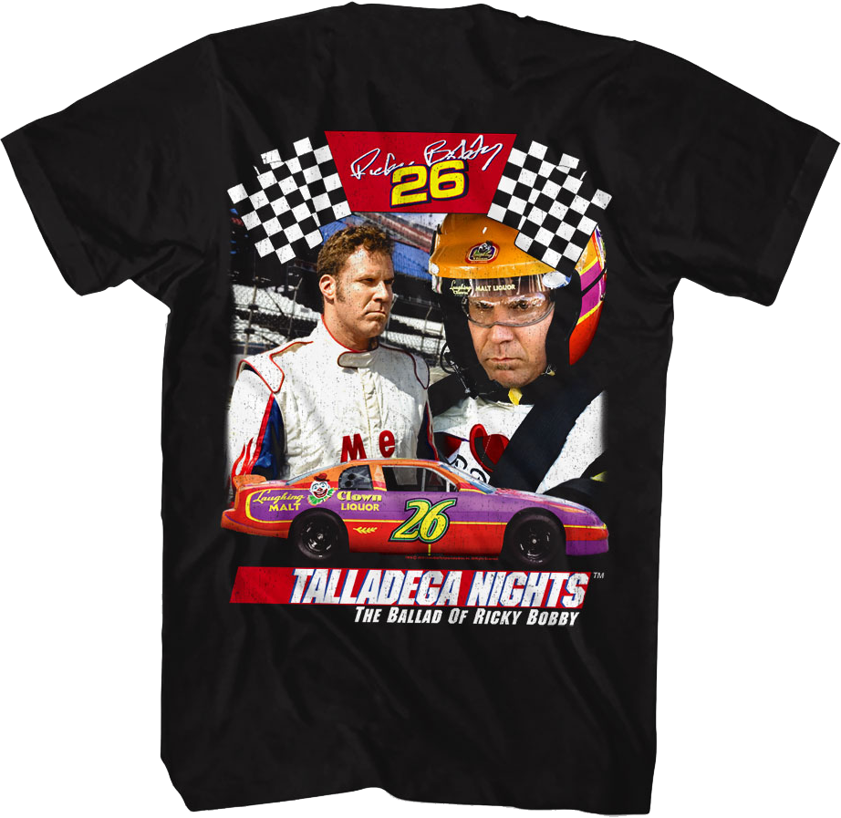 Front & Back Ricky Bobby Collage Talladega Nights T-Shirt Hoodie, Sweatshirt | CiraTrend.com (Image 3)