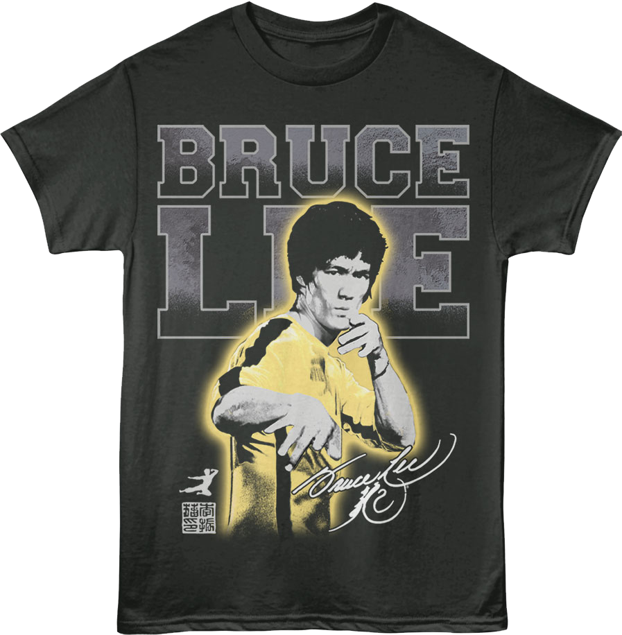 Front & Back The Dragon Bruce Lee T-Shirt Hoodie, Sweatshirt | CiraTrend.com (Image 1)