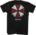 Front & Back Umbrella Corporation Logo Resident Evil T-Shirt Hoodie, Sweatshirt | CiraTrend.com (Image 1)