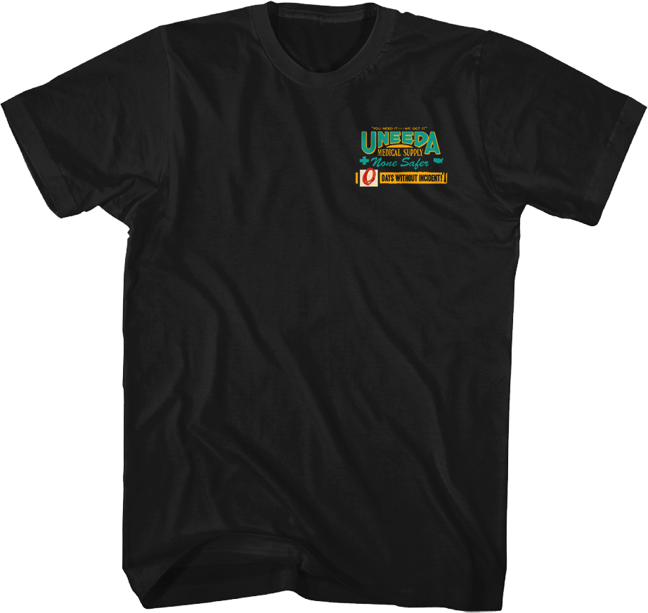 Front & Back Uneeda None Safer Return Of The Living Dead T-Shirt Hoodie, Sweatshirt | CiraTrend.com (Image 3)
