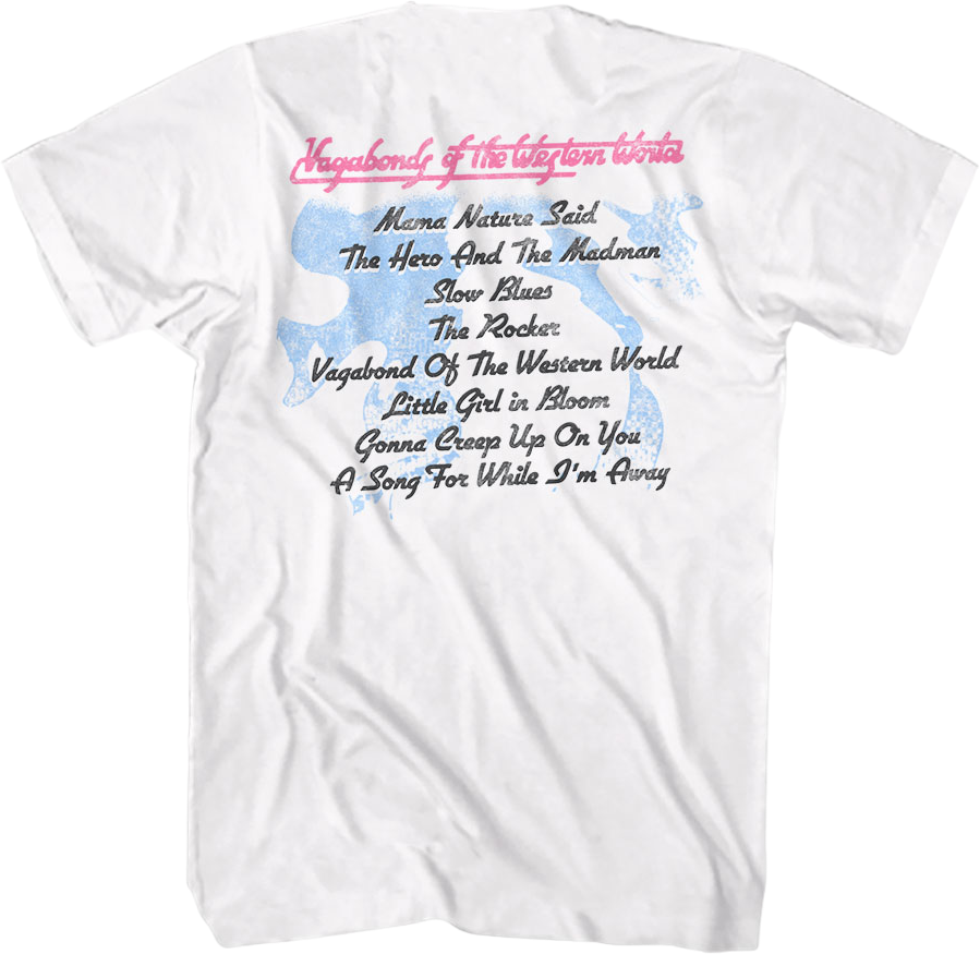 Front & Back Vagabonds of the Western World Thin Lizzy T-Shirt Hoodie, Sweatshirt | CiraTrend.com (Image 3)