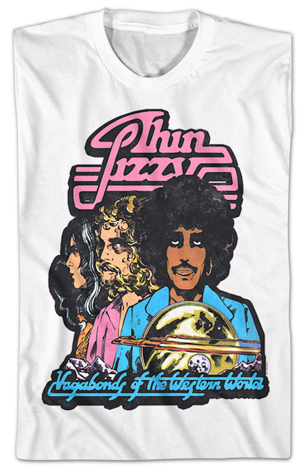 Front & Back Vagabonds of the Western World Thin Lizzy T-Shirt Hoodie, Sweatshirt | CiraTrend.com (Image 2)