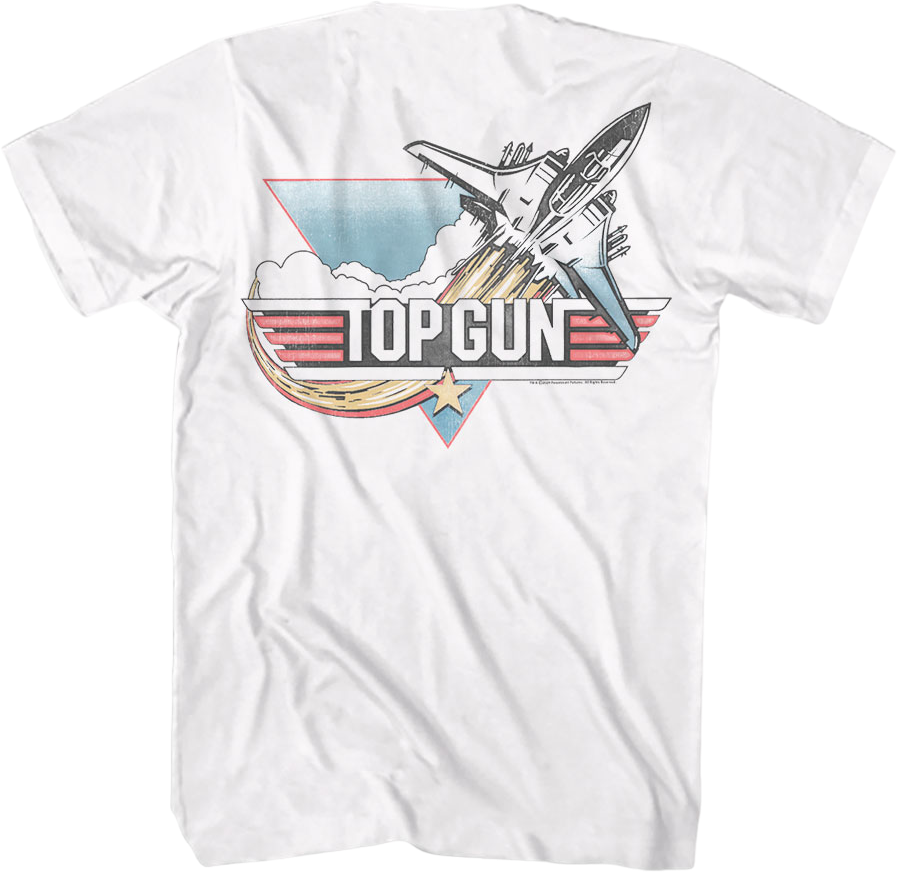 Front & Back Vintage Logo Top Gun T-Shirt Hoodie, Sweatshirt | CiraTrend.com (Image 1)