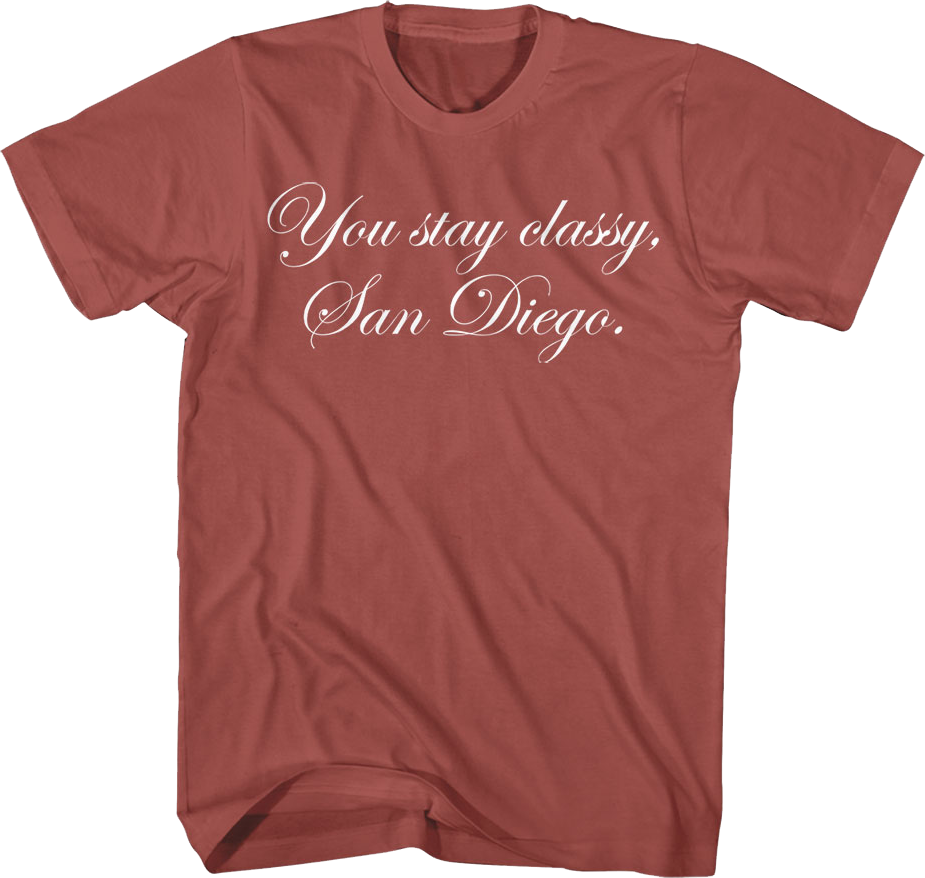 Front & Back You Stay Classy San Diego Anchorman T-Shirt Hoodie, Sweatshirt | CiraTrend.com (Image 1)