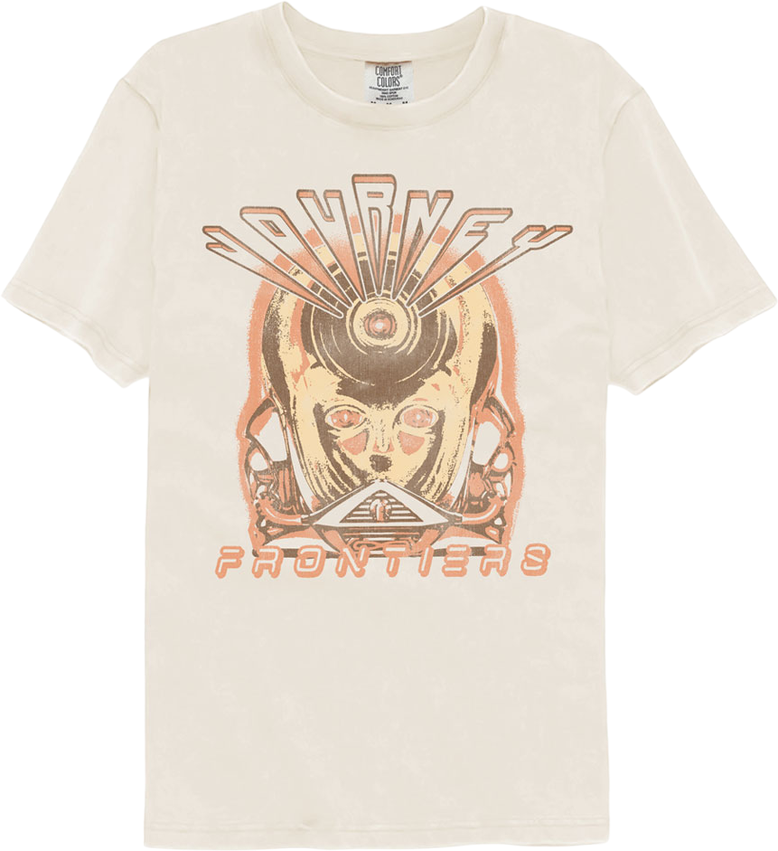 Frontiers Journey Comfort Colors Brand T-Shirt Hoodie, Sweatshirt | CiraTrend.com (Image 1)