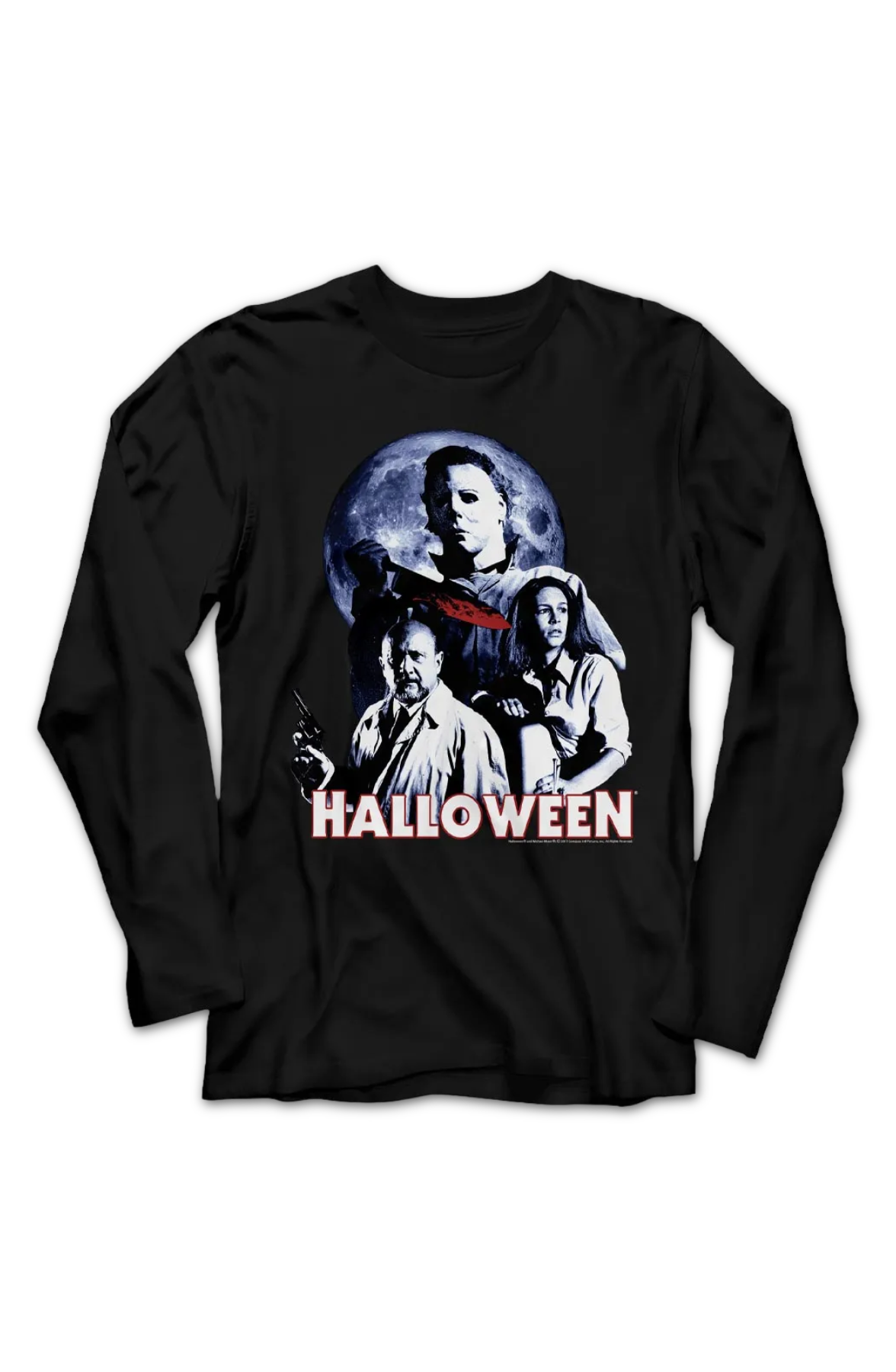 Full Moon Halloween Long Sleeve Shirt Hoodie, Sweatshirt | CiraTrend.com (Image 2)