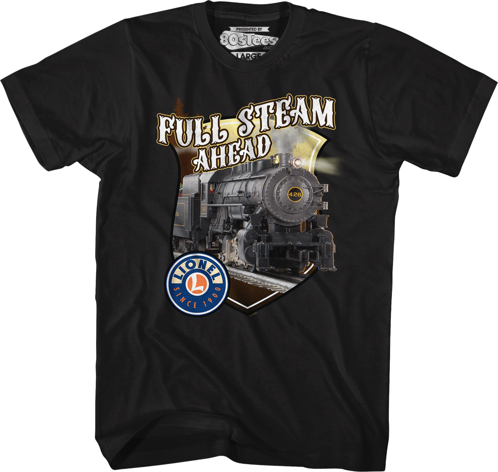Full Steam Ahead Lionel Trains T-Shirt Hoodie, Sweatshirt | CiraTrend.com (Image 1)
