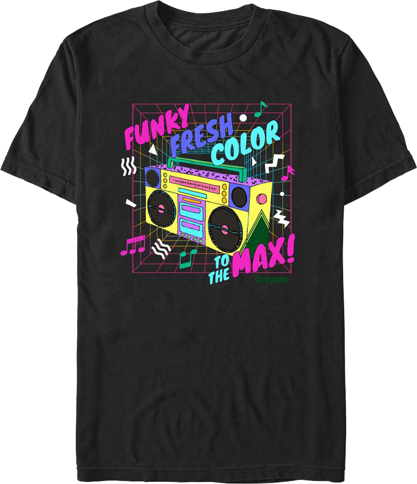 Funky Fresh Color To The Max Crayola T-Shirt Hoodie, Sweatshirt | CiraTrend.com (Image 1)