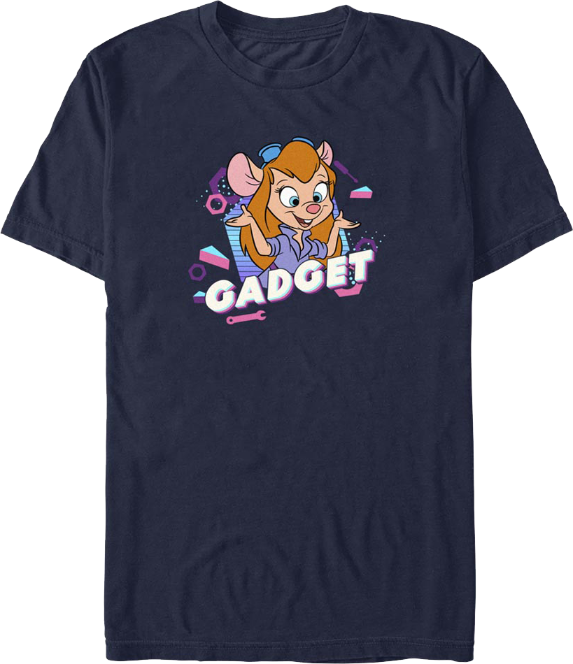 Gadget Chip 'n Dale Rescue Rangers T-Shirt Hoodie, Sweatshirt | CiraTrend.com (Image 1)