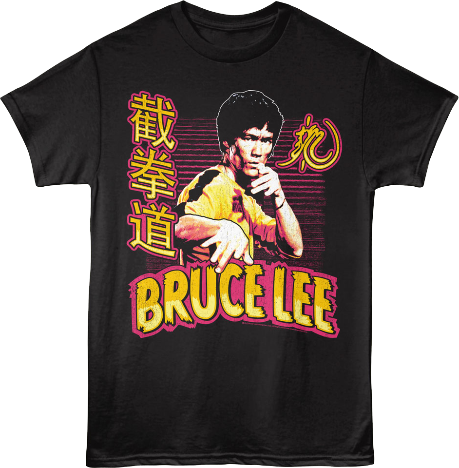 Game Of Death Action Pose Bruce Lee T-Shirt Hoodie, Sweatshirt | CiraTrend.com (Image 1)