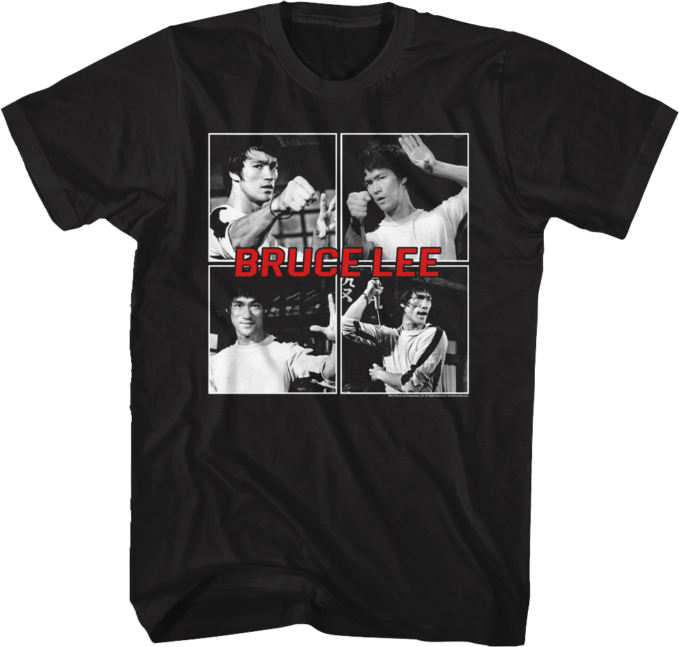 Game Of Death Collage Bruce Lee T-Shirt Hoodie, Sweatshirt | CiraTrend.com (Image 1)