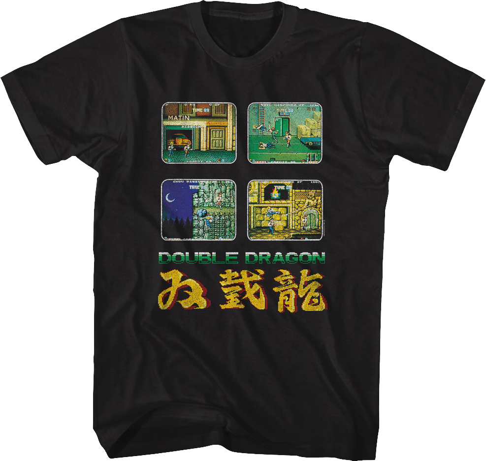 Game Screens Double Dragon T-Shirt Hoodie, Sweatshirt | CiraTrend.com (Image 1)