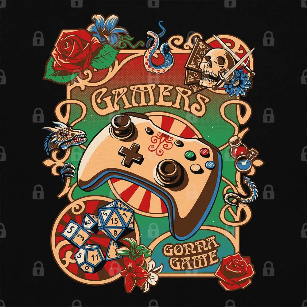 Gamers Gonna Game T-Shirt Hoodie, Sweatshirt | CiraTrend.com (Image 1)
