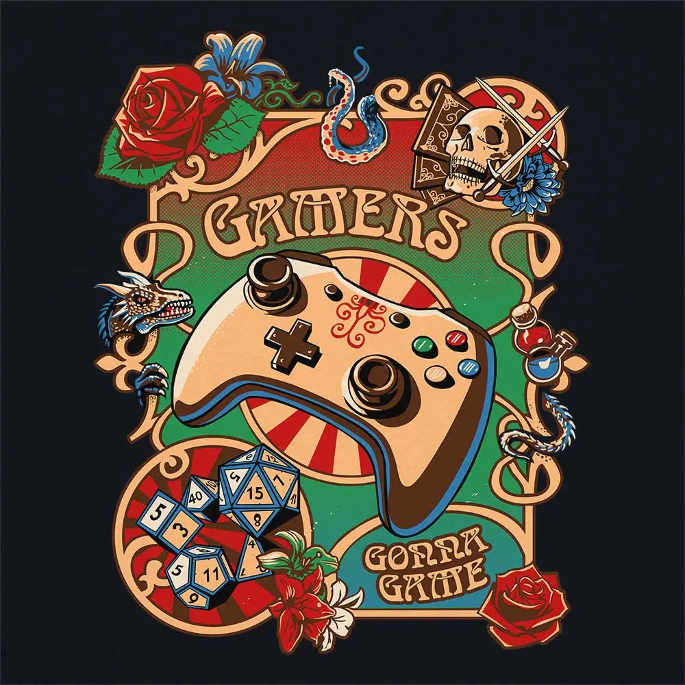 Gamers Gonna Game T-Shirt Hoodie, Sweatshirt | CiraTrend.com (Image 4)