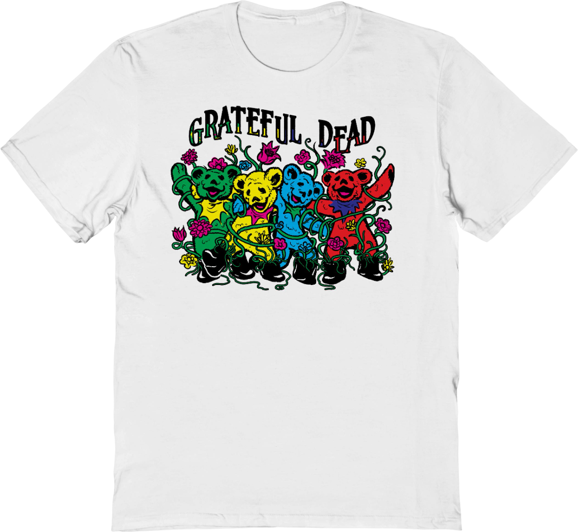 Garden Bears Grateful Dead T-Shirt Hoodie, Sweatshirt | CiraTrend.com (Image 1)