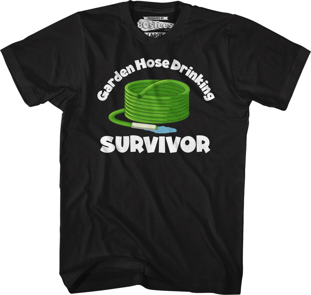 Garden Hose Drinking Survivor T-Shirt Hoodie, Sweatshirt | CiraTrend.com (Image 1)