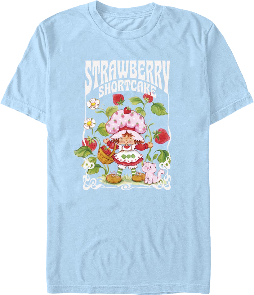 Garden Photo Strawberry Shortcake T-Shirt Hoodie, Sweatshirt | CiraTrend.com (Image 1)