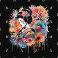 Geiko Watercolor T-Shirt Hoodie, Sweatshirt | CiraTrend.com (Image 1)