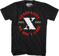 Generation X We Don't Care T-Shirt Hoodie, Sweatshirt | CiraTrend.com (Image 1)
