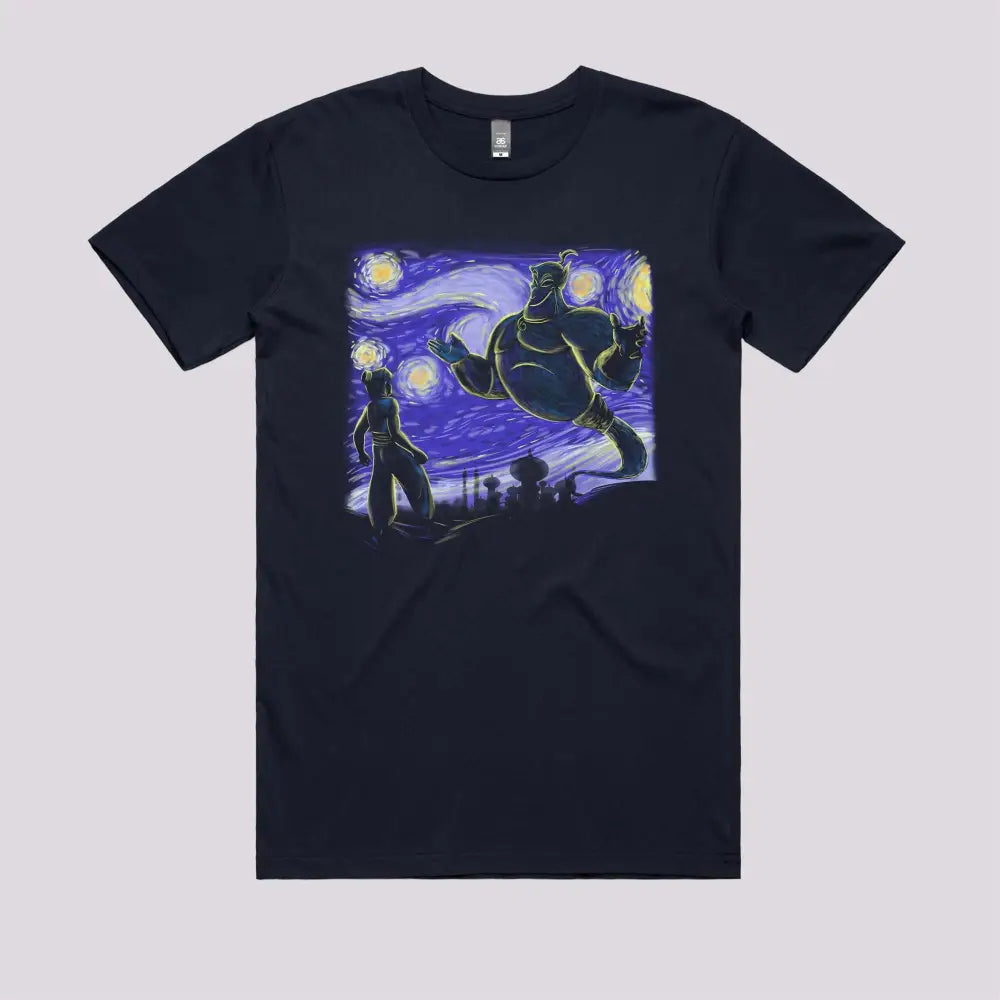 Genie in the Starry Night T-Shirt Hoodie, Sweatshirt | CiraTrend.com (Image 2)