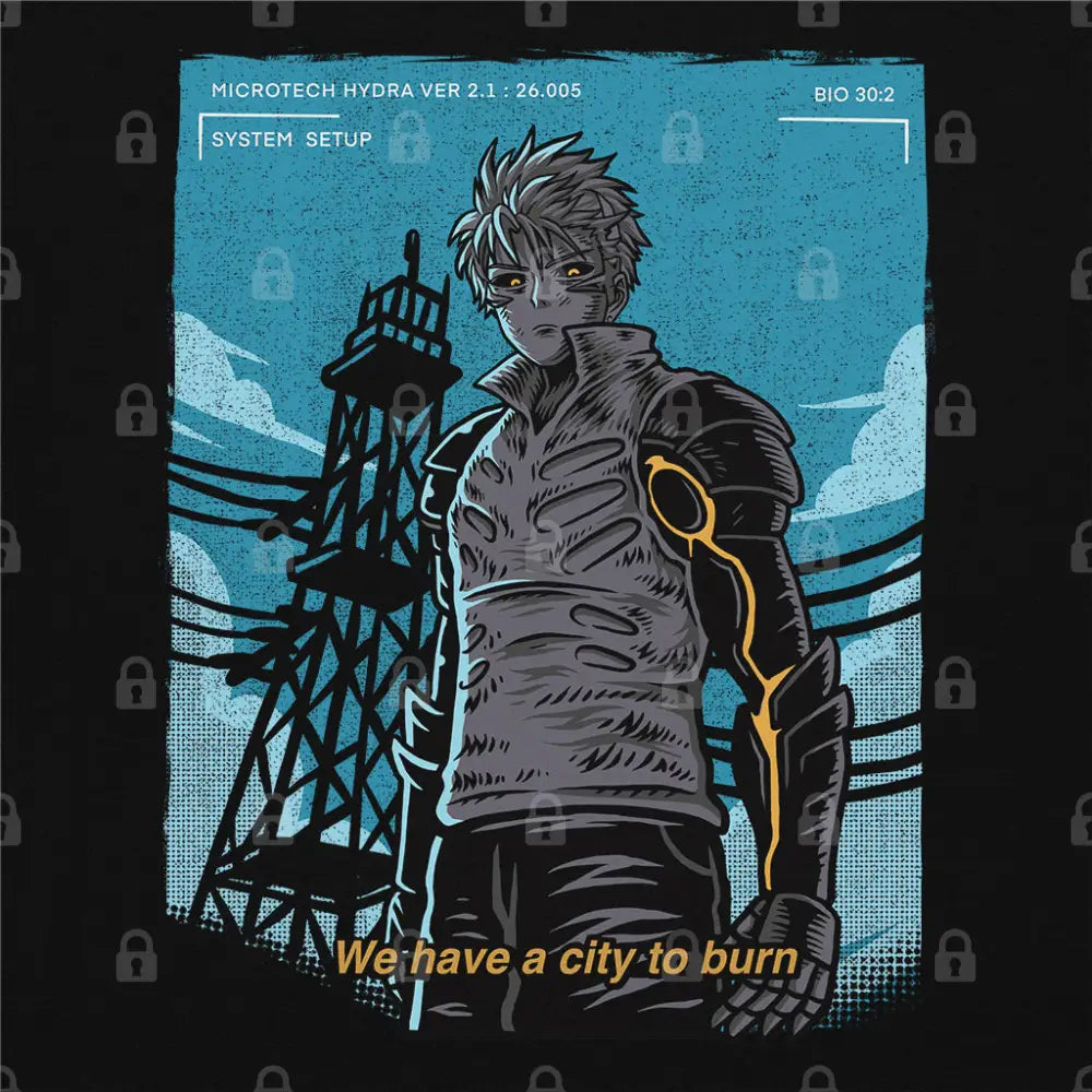 Genos Cyberpunk T-Shirt Hoodie, Sweatshirt | CiraTrend.com (Image 1)