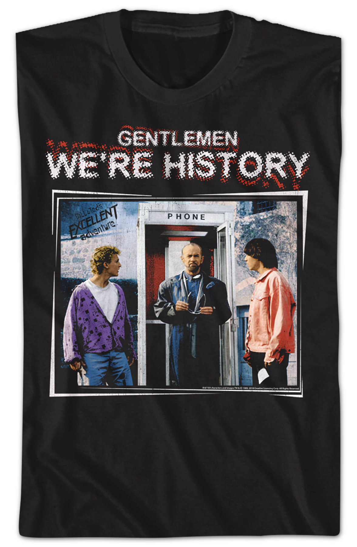 Gentlemen We're History Bill and Ted's Excellent Adventure T-Shirt Hoodie, Sweatshirt | CiraTrend.com (Image 2)