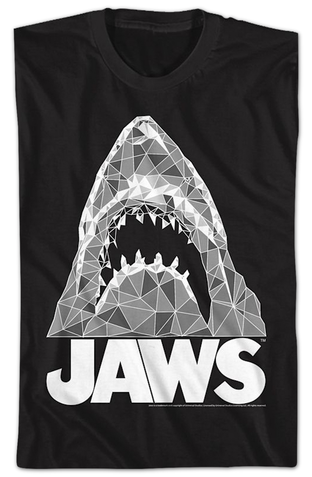 Geometric Shark Jaws T-Shirt Hoodie, Sweatshirt | CiraTrend.com (Image 2)