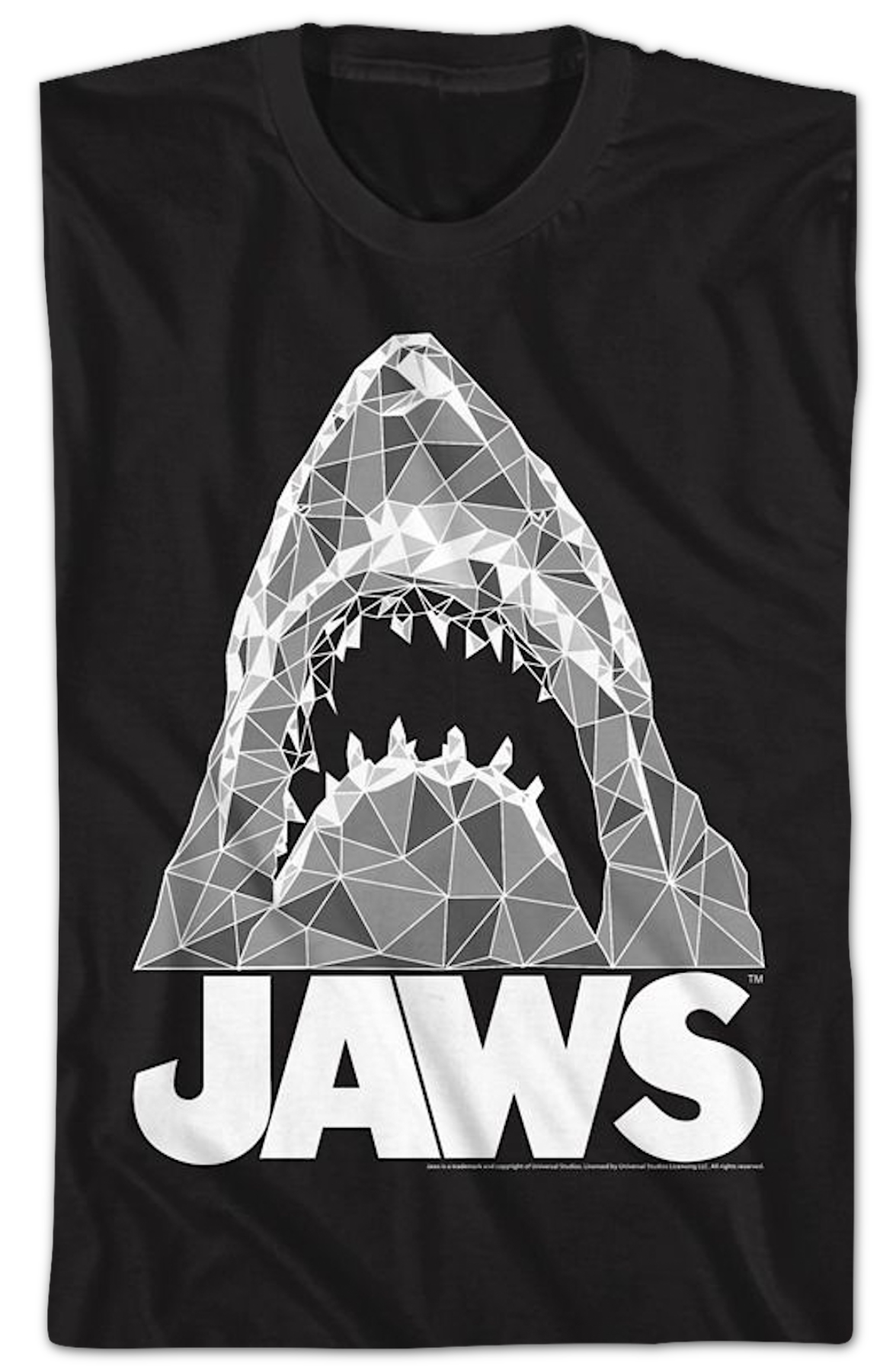 Geometric Shark Jaws T-Shirt Hoodie, Sweatshirt | CiraTrend.com (Image 2)