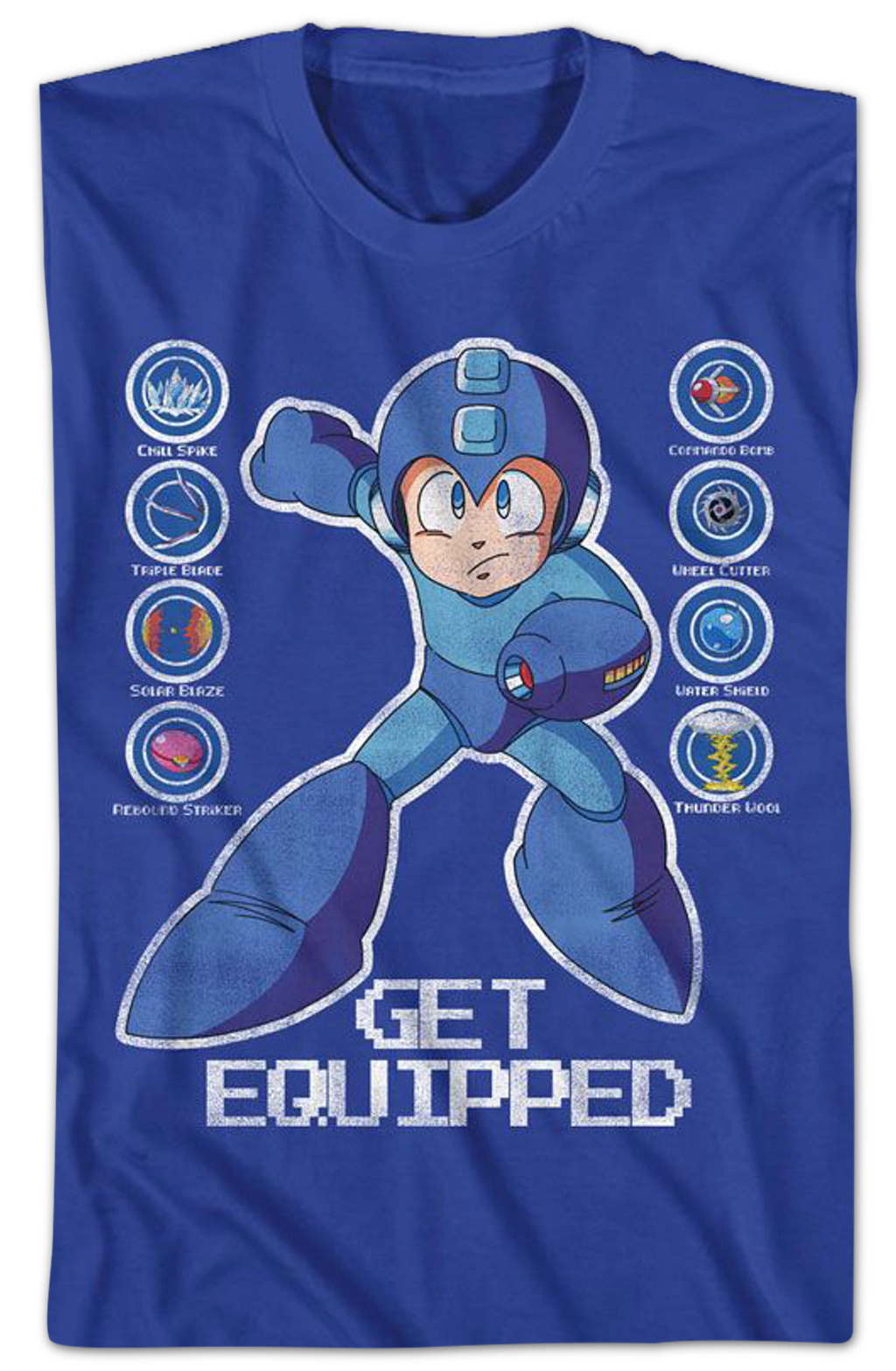 Get Equipped Mega Man T-Shirt Hoodie, Sweatshirt | CiraTrend.com (Image 2)