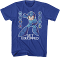 Get Equipped Mega Man T-Shirt Hoodie, Sweatshirt | CiraTrend.com (Image 1)