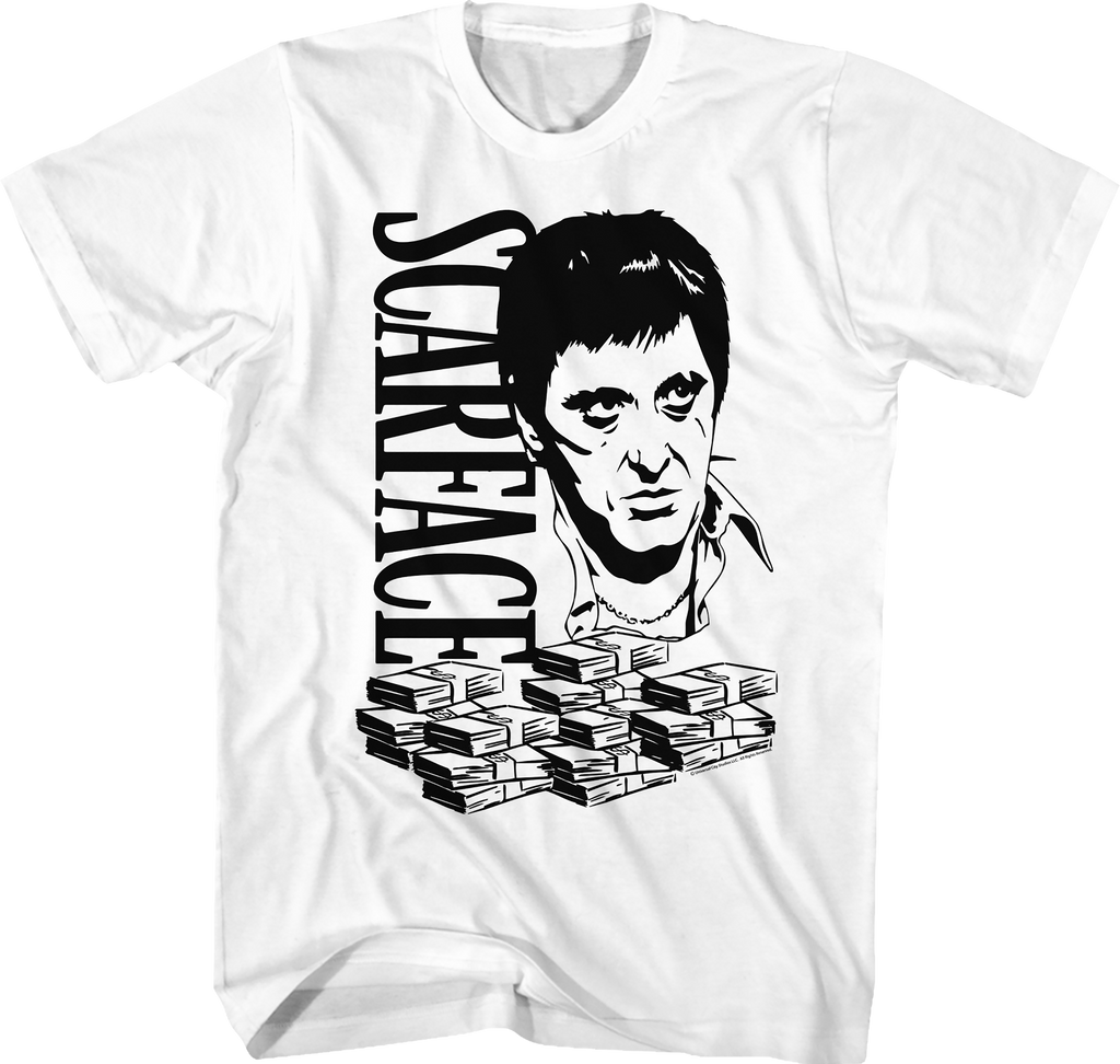 Get The Money Scarface T-Shirt Hoodie, Sweatshirt | CiraTrend.com (Image 1)