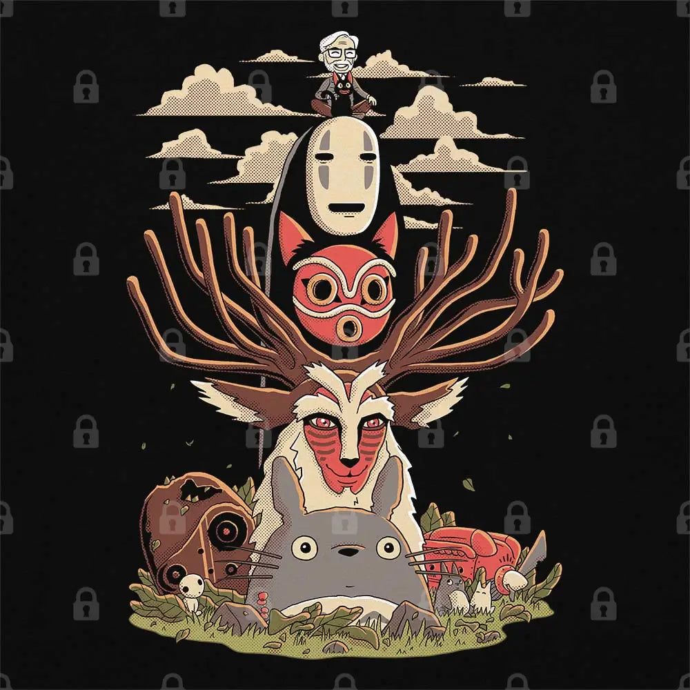 Ghibli Totem T-Shirt Hoodie, Sweatshirt | CiraTrend.com (Image 1)