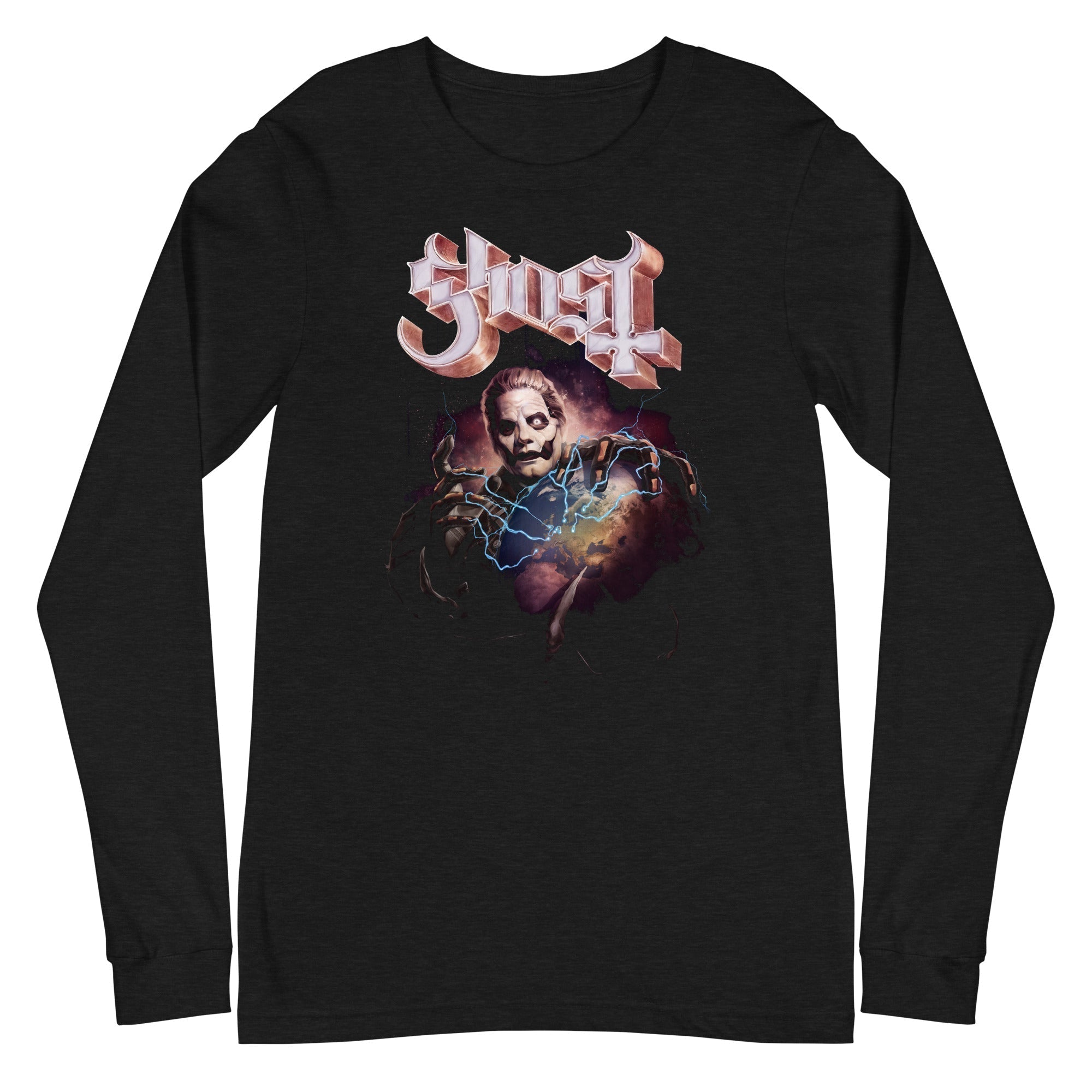 Ghost - World Logo Long Sleeve T-Shirt Hoodie, Sweatshirt | CiraTrend.com