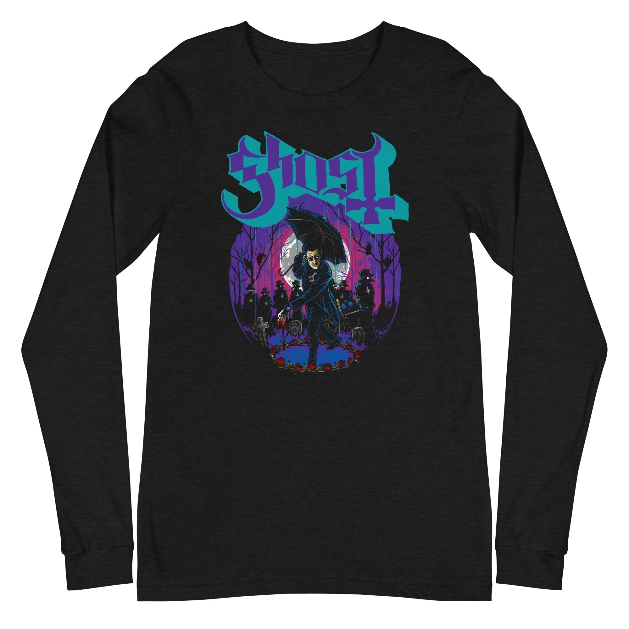 Ghost - Umbrella Long Sleeve T-Shirt Hoodie, Sweatshirt | CiraTrend.com
