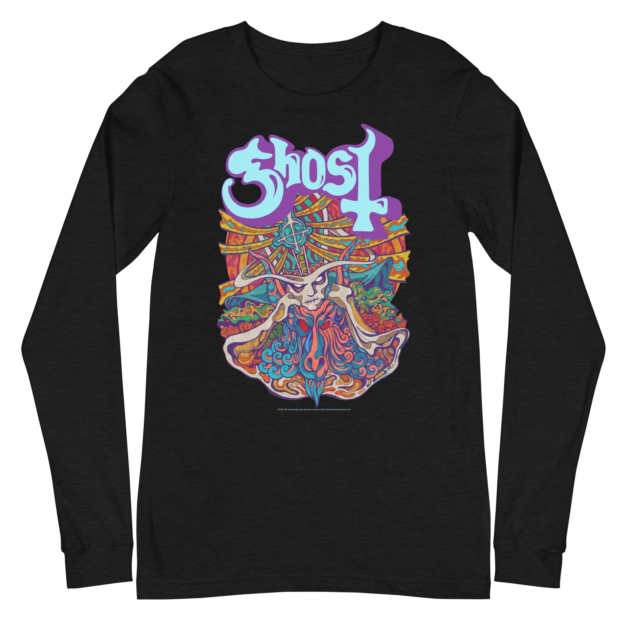 Ghost - Neon Blur Long Sleeve T-Shirt Hoodie, Sweatshirt | CiraTrend.com
