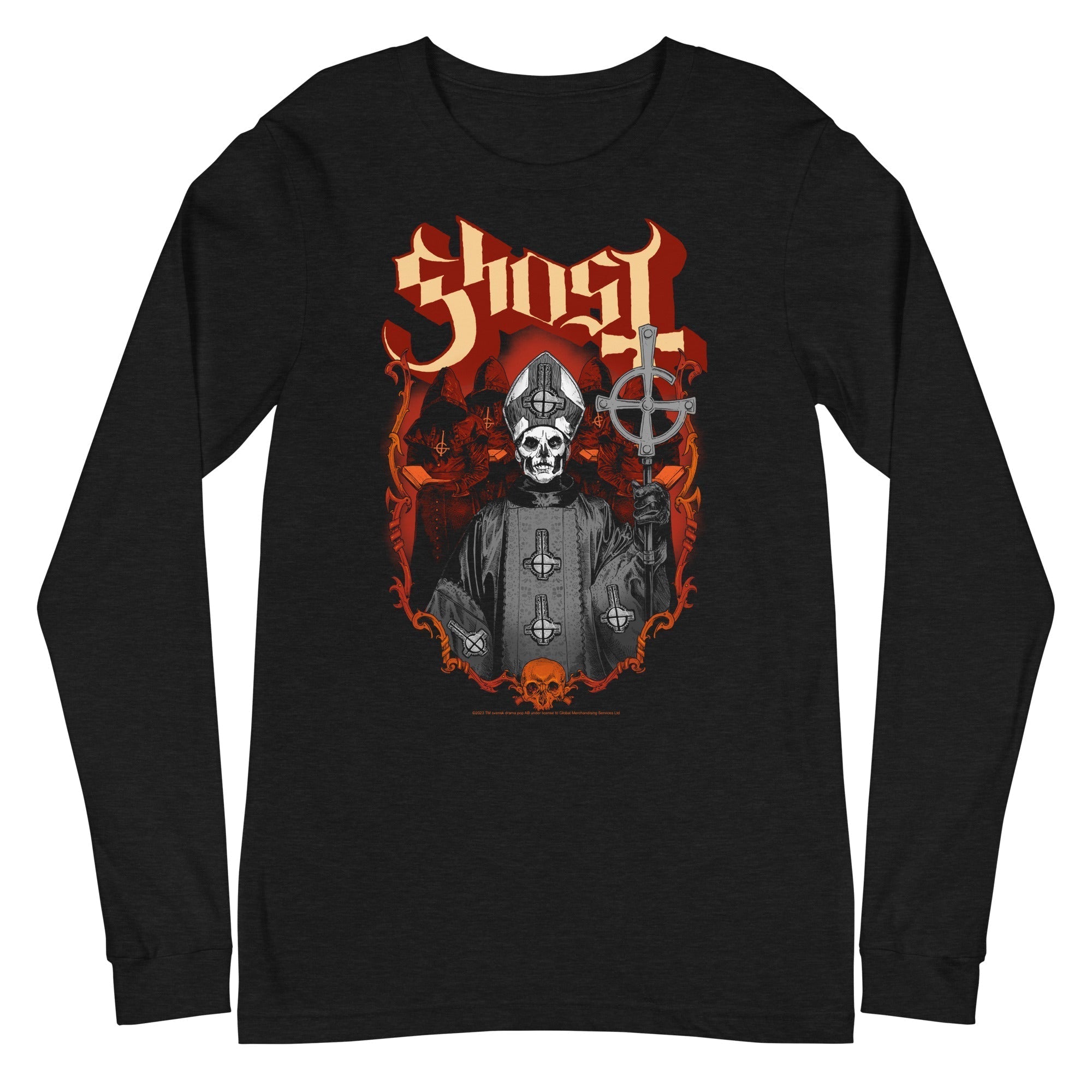 Ghost - Skull and Robes Long Sleeve T-Shirt Hoodie, Sweatshirt | CiraTrend.com