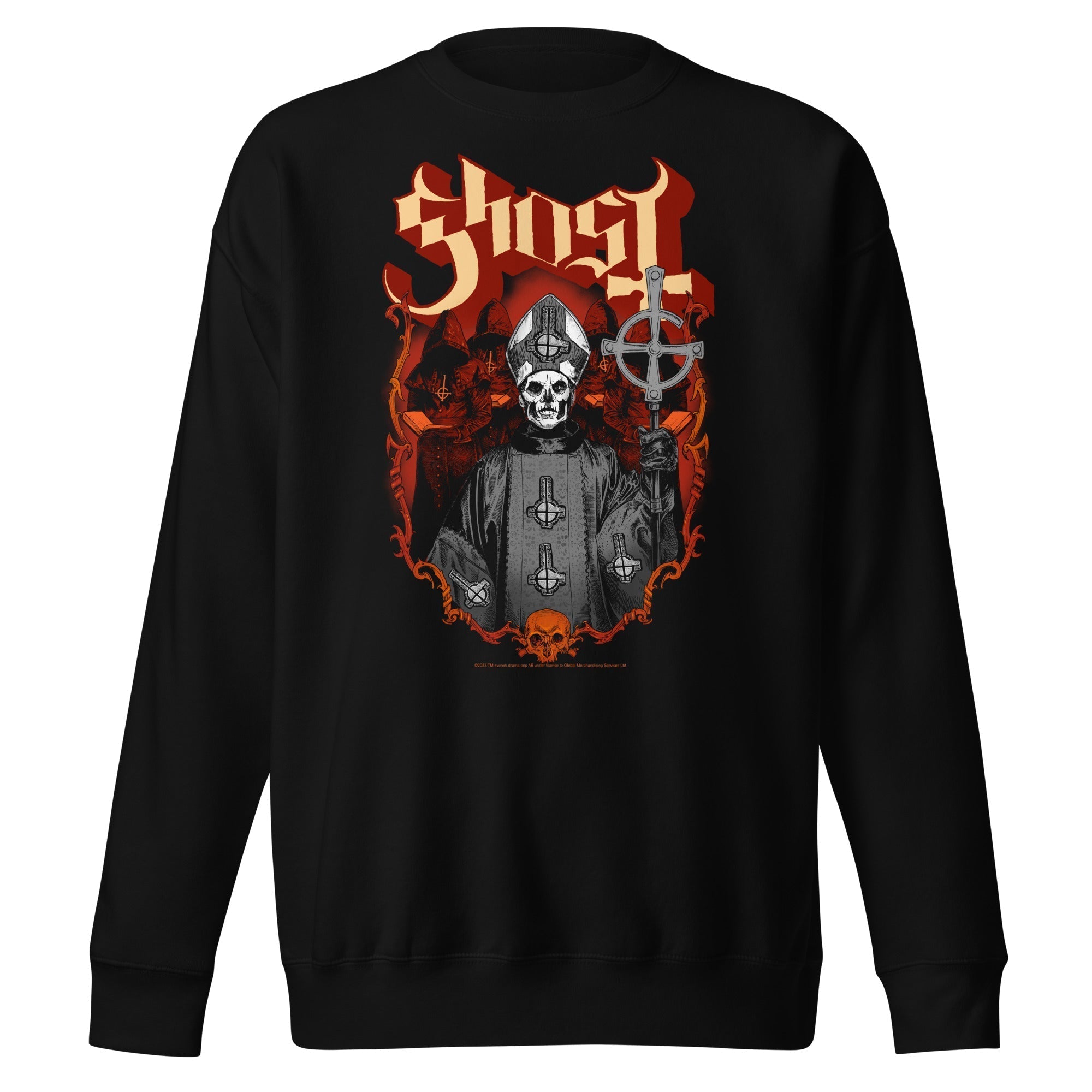 Ghost - Skull and Robes Sweatshirt T-Shirts, Hoodie | CiraTrend.com