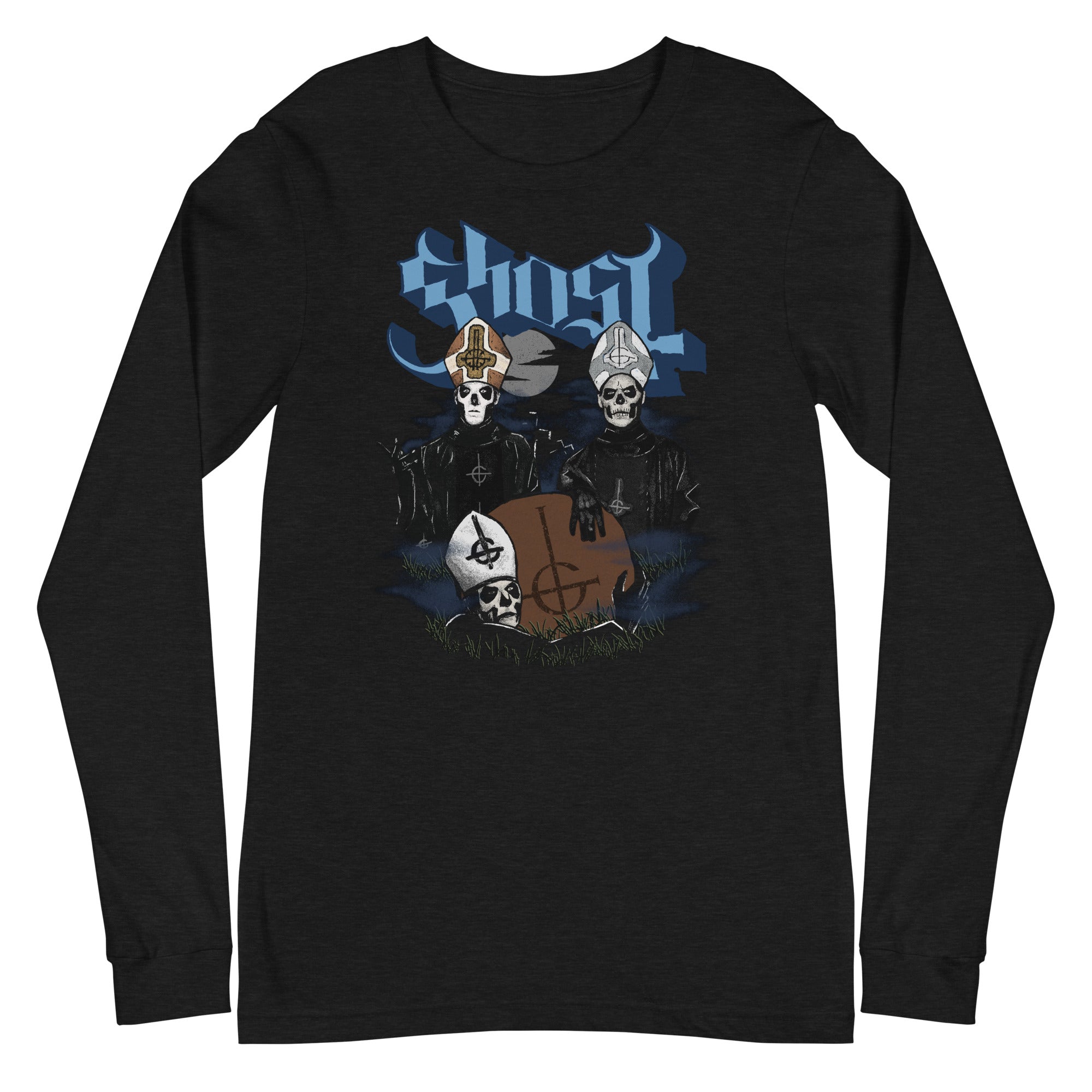 Ghost - Midnight Long Sleeve T-Shirt Hoodie, Sweatshirt | CiraTrend.com