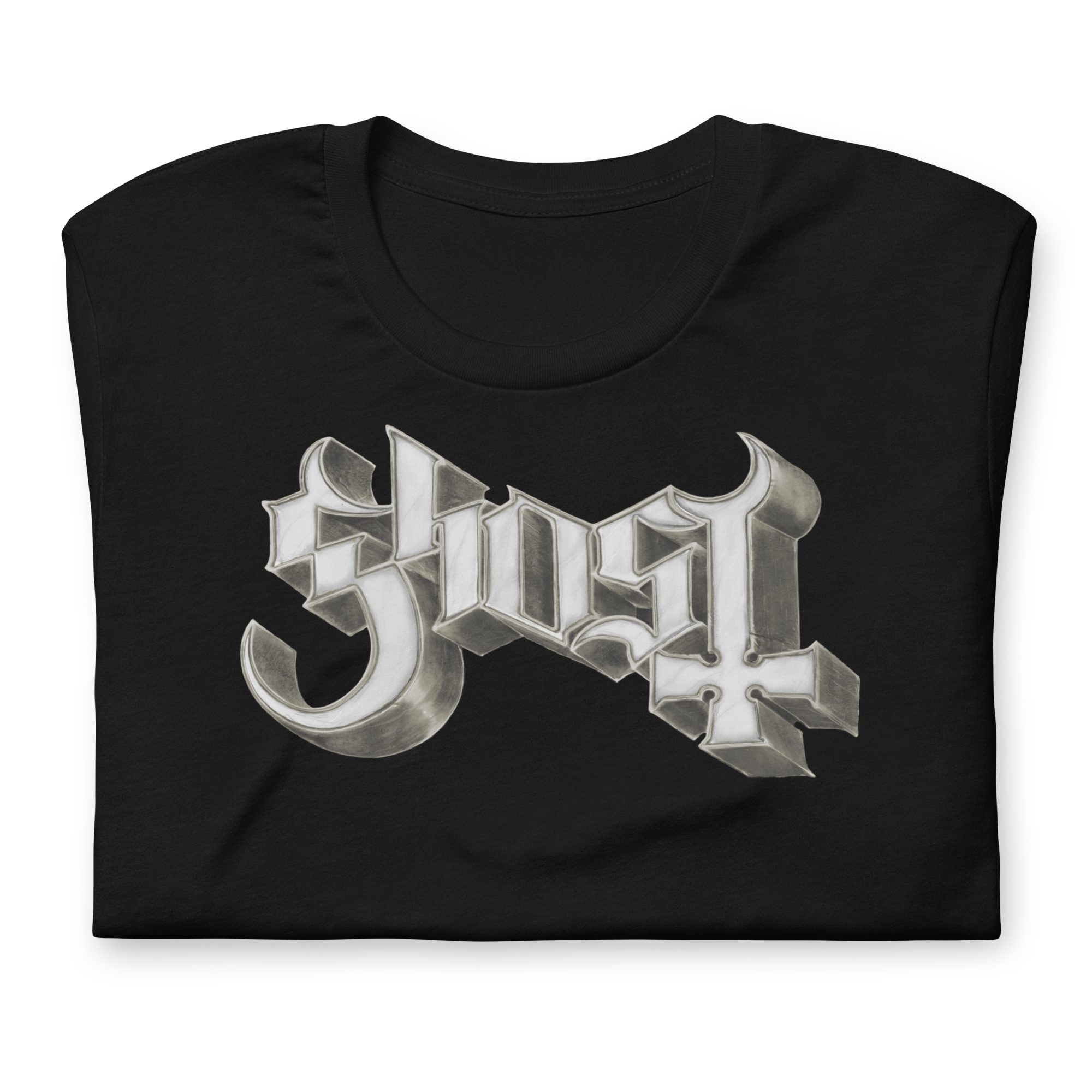 Ghost - Sliver Logo T-Shirt Hoodie, Sweatshirt | CiraTrend.com (Image 3)