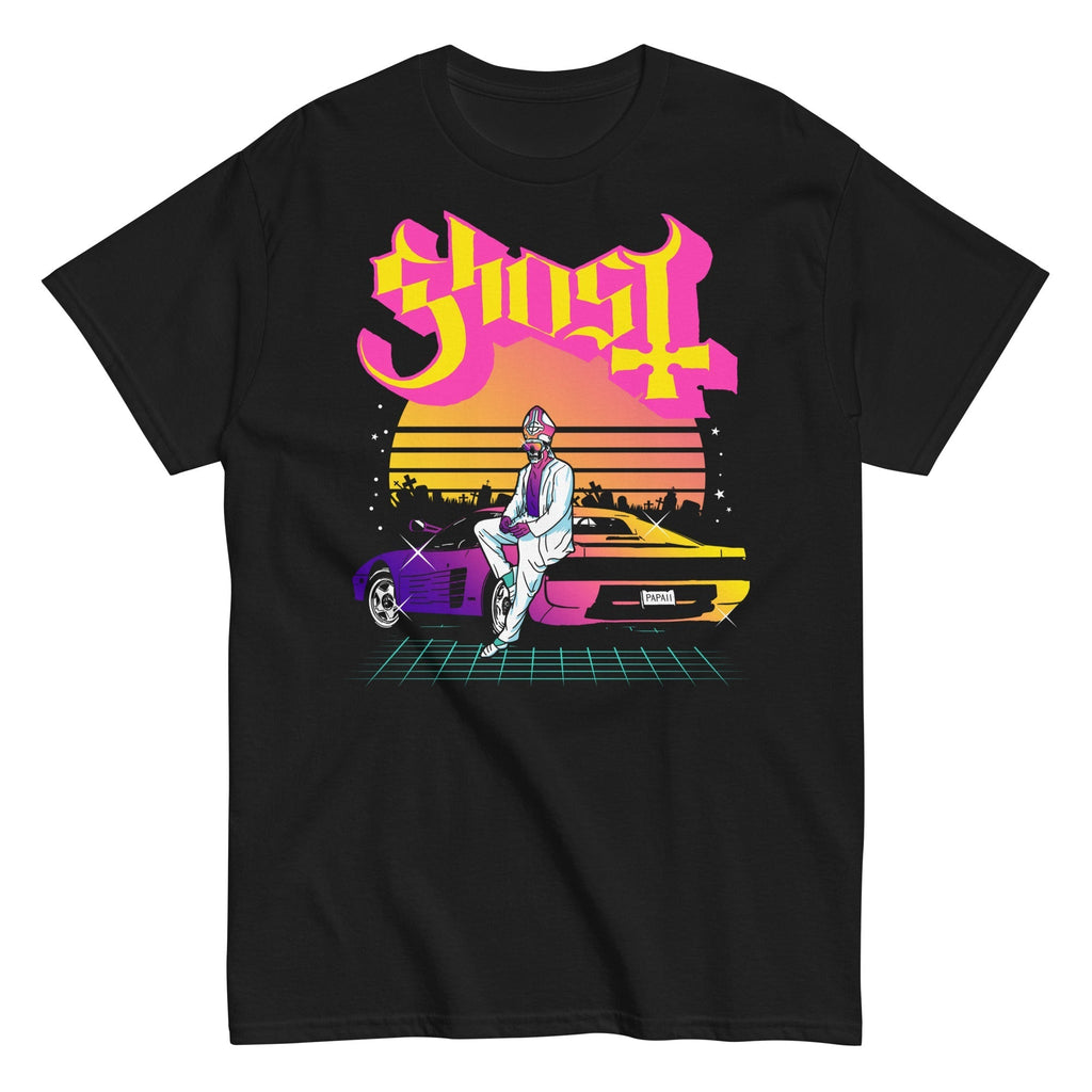 Ghost - Sunset Car T-Shirt Hoodie, Sweatshirt | CiraTrend.com (Image 1)