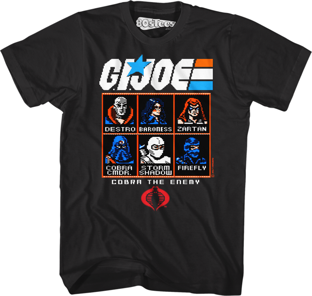 GI Joe Real American Hero Commodore 64 Game T-Shirts, Hoodie, Sweatshirt
